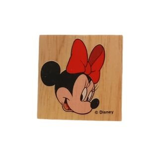 Disney Minnie Mouse Wooden Stamp